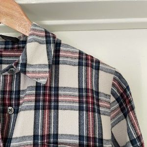 Jenni Kayne Plaid Flannel Boyfriend Shirt